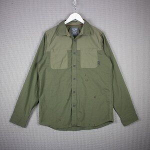 Mountain Hardwear Twotone Distressed Button Up
